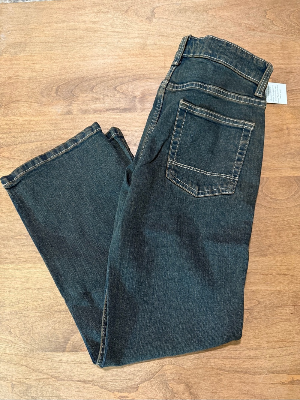 Cat & Jack Boy’s Dark Wash Bootcut Jeans - Picture 2 of 3